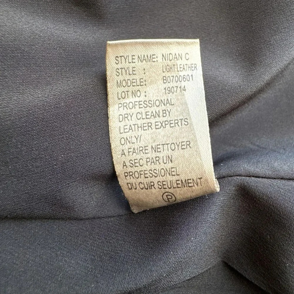 THEORY Nidan C Black Lambskin Leather Sleeveless Drop Waist Dress Size 8 - Picture 13 of 16